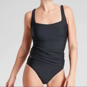 Athleta Square Neck Bra Cup Tankini